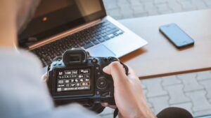 Photographer Preparing for the Perfect Shot – Behind the Scenes Creative Work - Ink & Arrow Marketing Co. Photography & Videography Services by Ink & Arrow in Berwick, PA