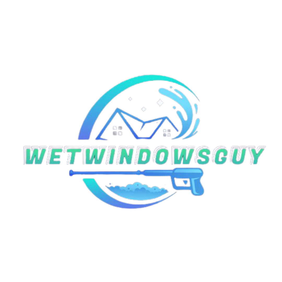 Logo of Wet Window Guy in partnership with Ink & Arrow, a creative marketing agency focused on community driven marketing and small business branding.