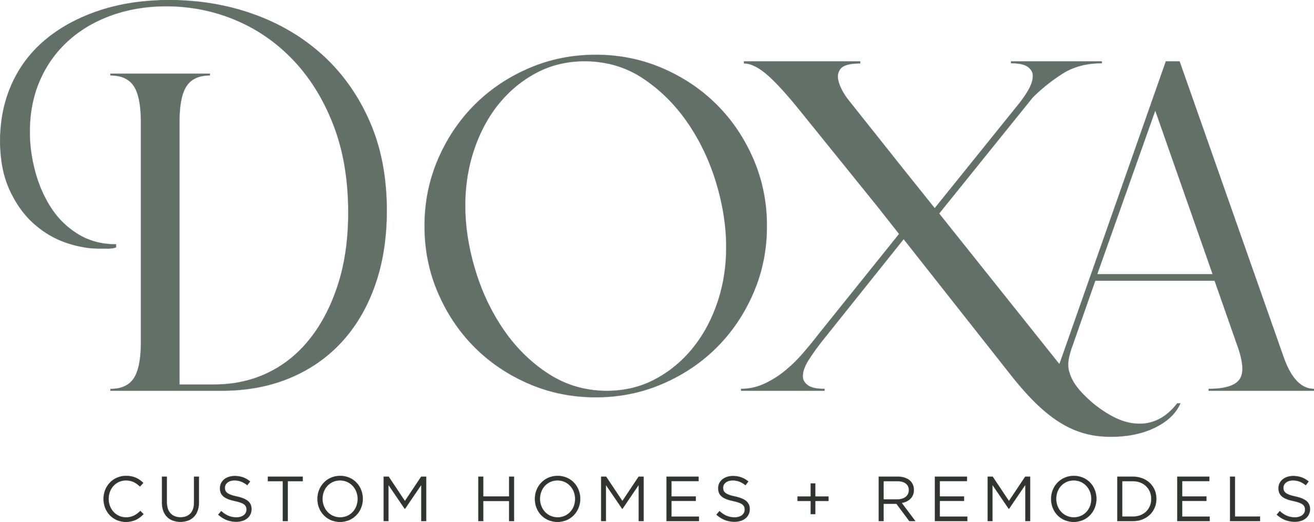 Logo of DOVA Custom Home in partnership with Ink & Arrow, a creative marketing agency focused on community driven marketing and small business branding.